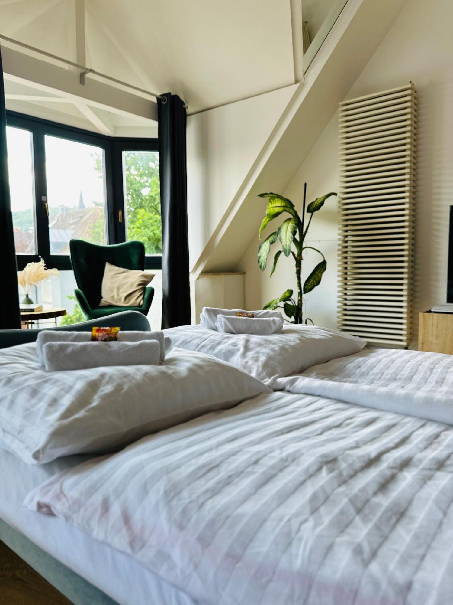 Amao-Green I 90Qm I Penthouse Maisonette Mit Rooftop I City Center I King-Size Betten ลาร์ ภายนอก รูปภาพ
